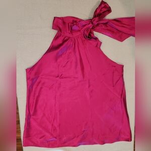 INC International Concept Sleeveless Silk Blouse, Size 14